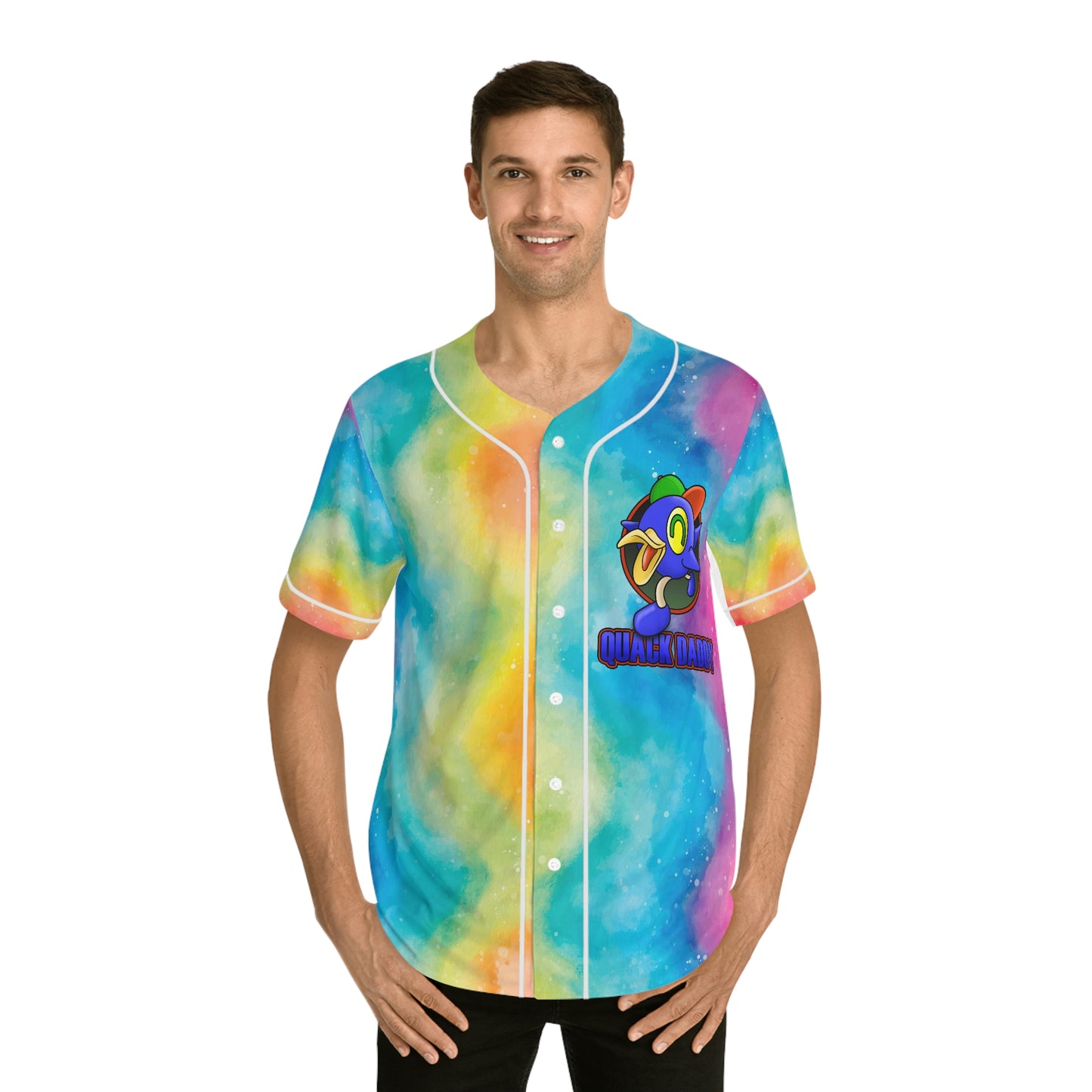 Quack Daddy - Men's Baseball Jersey (AOP)